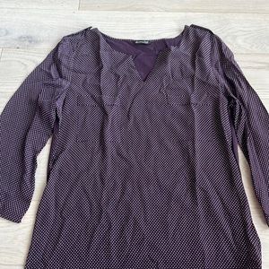 New silk dots blouse